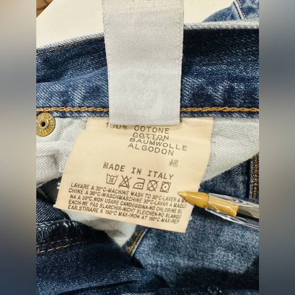 Diesel Kratt Relaxed Straight‎ Medium Wash Designer Jeans Made In Italy 36x31 - Picture 7 of 12